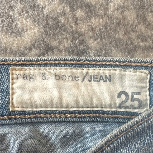RAG & bones Distressed Blue Women's Jeans Size 25 - Picture 2 of 14